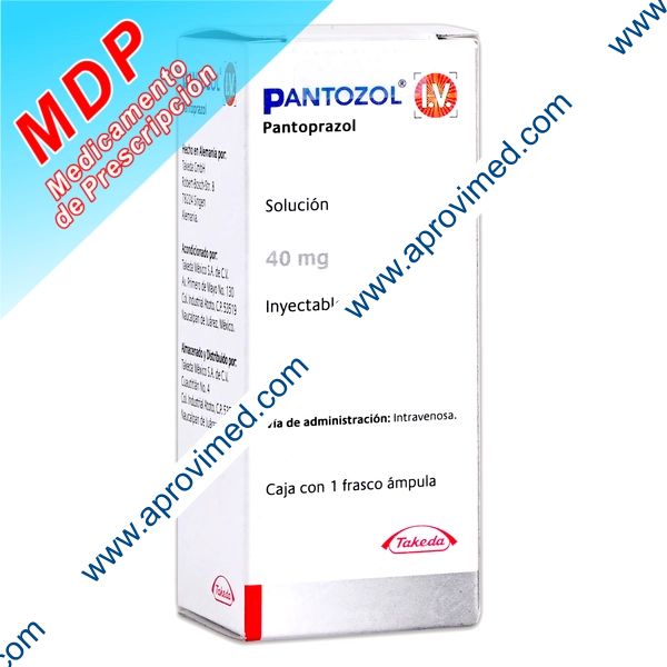 PANTOZOL I.V. Sol. Iny. c/1 FCO. AMP. 40 MG.