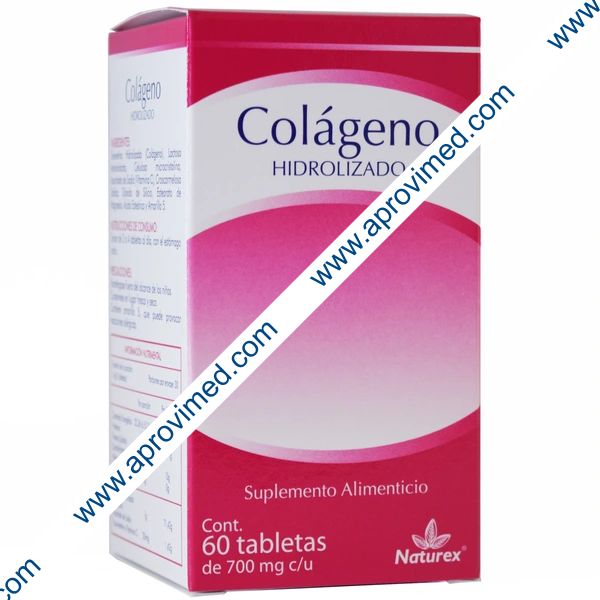 COLÁGENO HIDROLIZADO c/60 TABS. 700 MG.