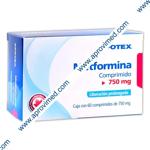 METFORMINA (Apotex) c/60 TABS. L.P. 750 MG.