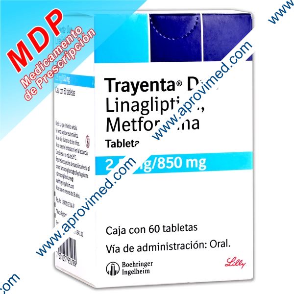 TRAYENTA DUO c/60 TABS. 2.5/850 MG.