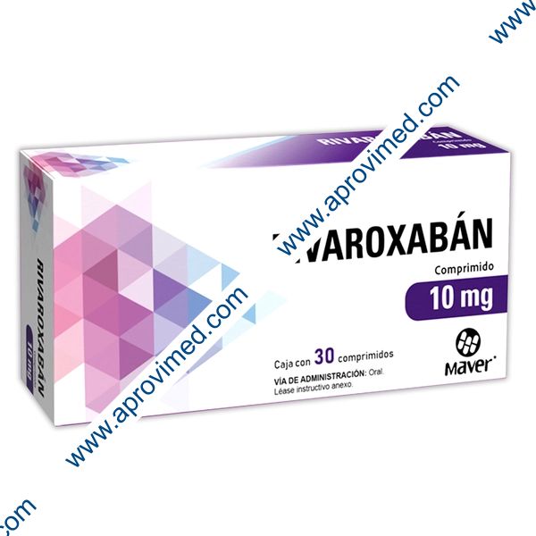 RIVAROXABÁN (Maver) c/30 COMPS. 10 MG.