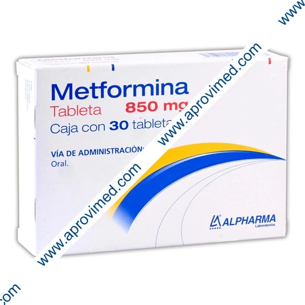 METFORMINA (Alpharma) c/30 TABS. 850 MG.