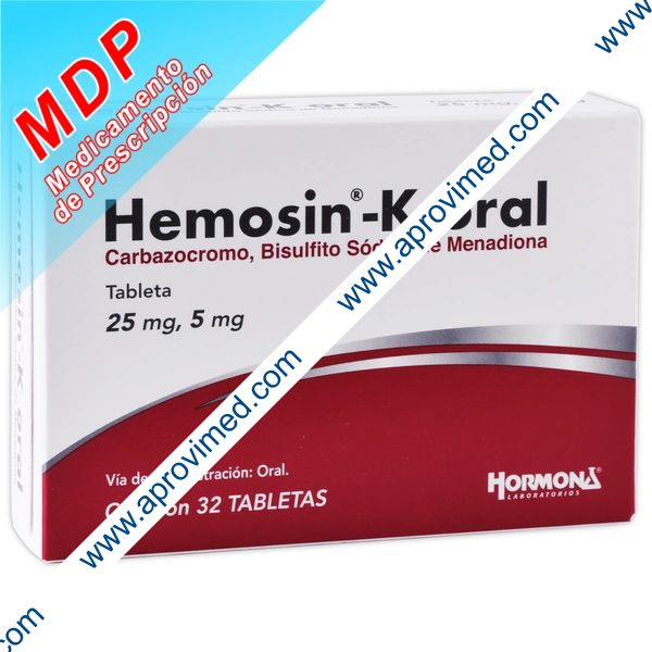 HEMOSIN-K Oral c/32 TABS. 25/5 MG.