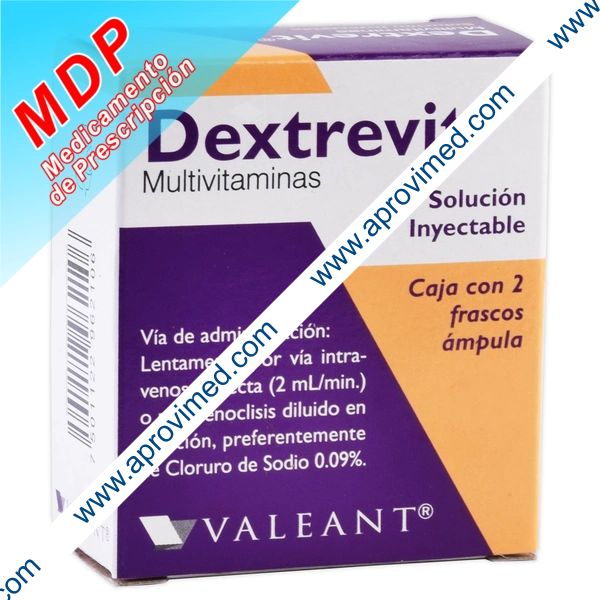 DEXTREVIT Sol. Iny. c/2 FCO. AMP. 10 ML.