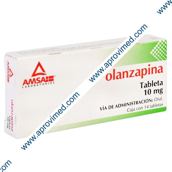 OLANZAPINA (Amsa) c/14 TABS. 10 MG.