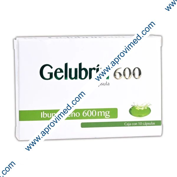 GELUBRÍN c/10 CAPS. 600 MG.
