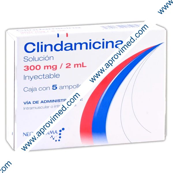 CLINDAMICINA (Neolpharma) Sol. Iny. c/5 AMPTAS. 300 MG/2 ML.