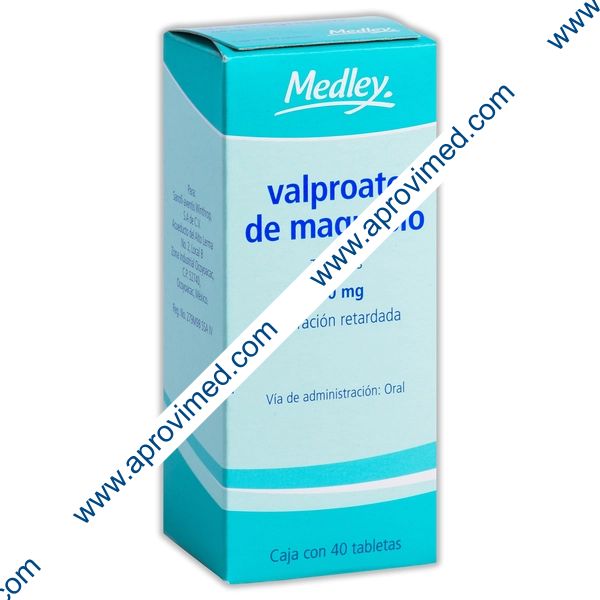 VALPROATO DE MAGNESIO (Medley) c/40 TABS. 200 MG.