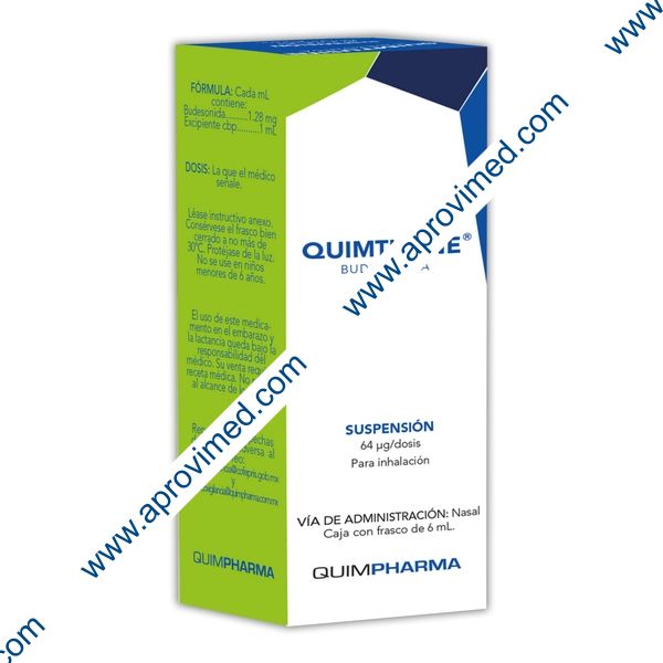 QUIMTUSINE SUSP. NASAL p/Inhalación Fco. 6 ML. c/120 Dosis 64 MCG.