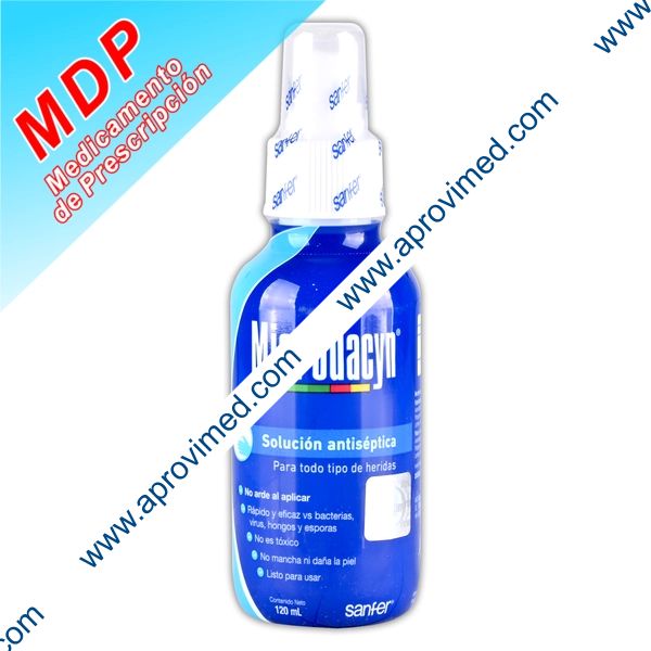 MICRODACYN SOL. ANTISÉPTICA Fco. Atomizador 120 ML. 55 PPM.