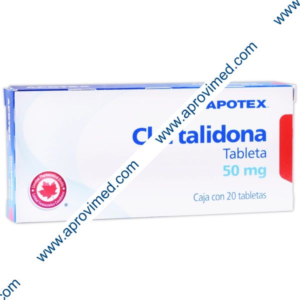 CLORTALIDONA (Apotex) c/20 TABS. 50 MG.