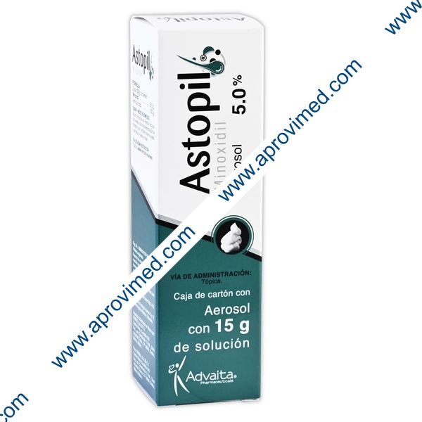 ASTOPIL SOLUCIÓN TÓPICA 5.0% Aerosol Fco. 60 ML.