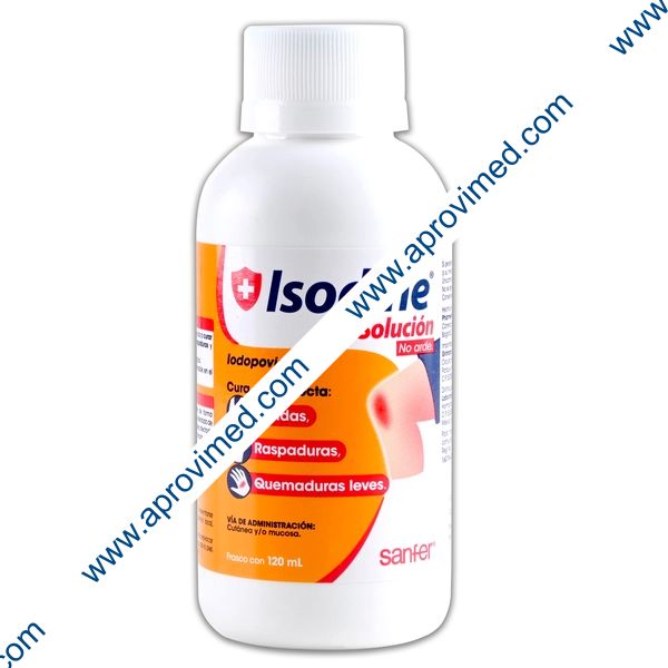 ISODINE SOLUCIÓN Antiséptica Tópica Fco. 120 ML. 10 G/100 ML.
