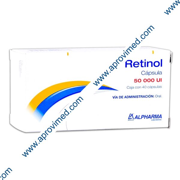 RETINOL (Alpharma) c/40 CAPS. 50,000 U.I.