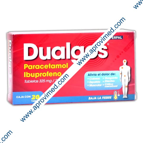 DUALGOS c/20 TABS. 200/325 MG.