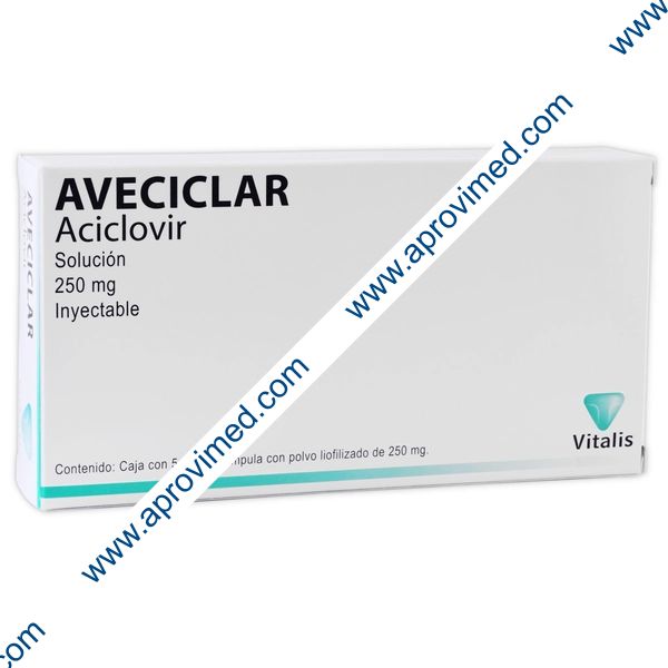 AVECICLAR Sol. Iny. c/5 FCO. AMP. 250 MG/10 ML.