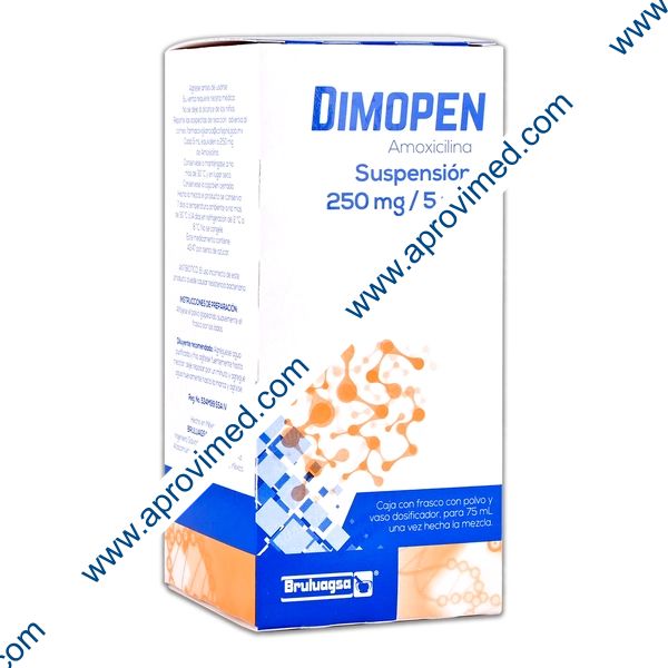 DIMOPEN SUSP. Fco. 75 ML. 250 MG/5 ML.