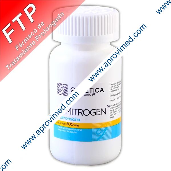 SAMITROGEN c/6 CAPS. 500 MG.