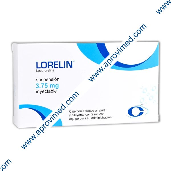 LORELIN Susp. Iny. c/1 FCO. AMP. 3.75 MG/2 ML. y Equipo. p/Admon.