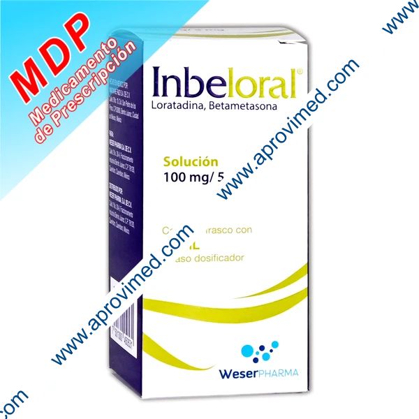 INBELORAL SOL. Oral. Fco 60 ML. 100-5 MG/100 ML.