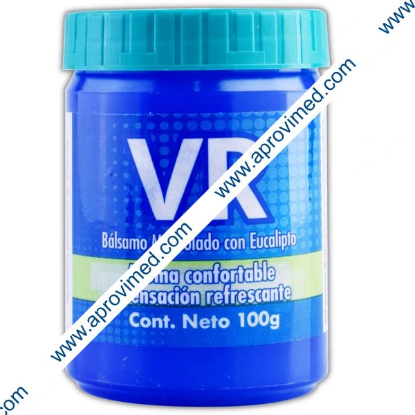 VR BÁLSAMO MENTOLADO c/EUCALIPTO Tarro c/100 G.