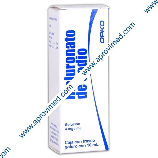 HIALURONATO DE SODIO (Opko) SOL. Oft. Fco. Gotero 10 ML. 4 MG/1 ML.