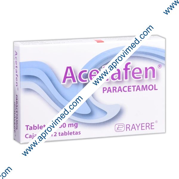 ACETAFEN c/12 TABS. 500 MG.