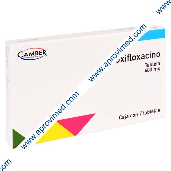 MOXIFLOXACINO (Camber) c/7 TABS. 400 MG.