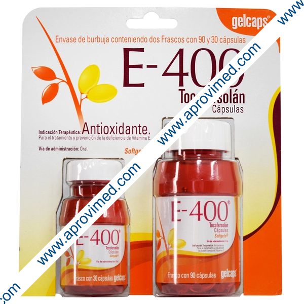 E-400 c/90 y 30 CAPS. 400 U.I. (Duo Pack).