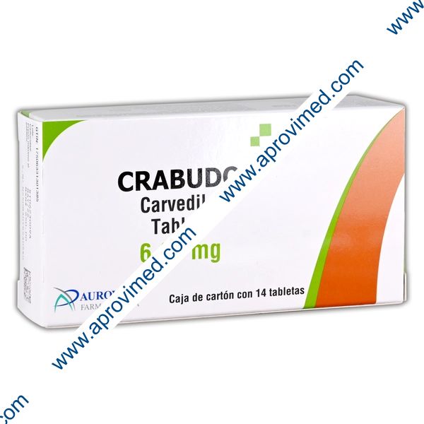 CRABUDOL c/14 TABS. 6.25 MG.