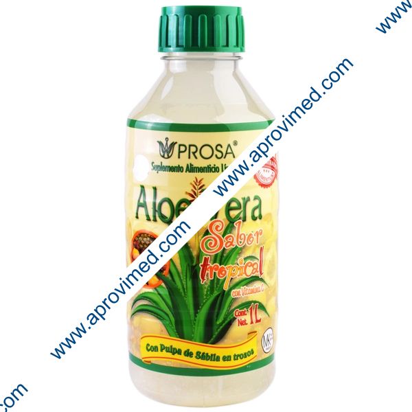 ALOE VERA Sabor Tropical (Prosa) Líquido Fco. 1 Litro.