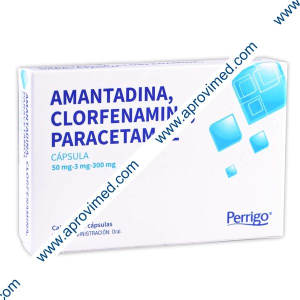 AMATDNA/CLORFNA/PARCTML. (Perrigo) c/24 CAPS. 50/3/300 MG.