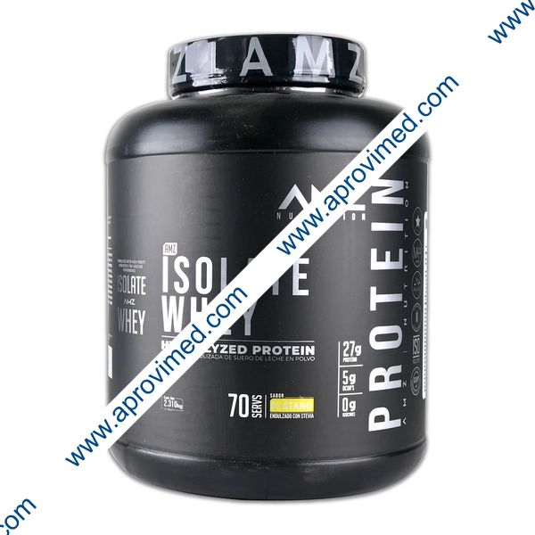 ISOLATE WHEY (AMZ) POLVO Sabor Plátano Bote 2.310 KG.