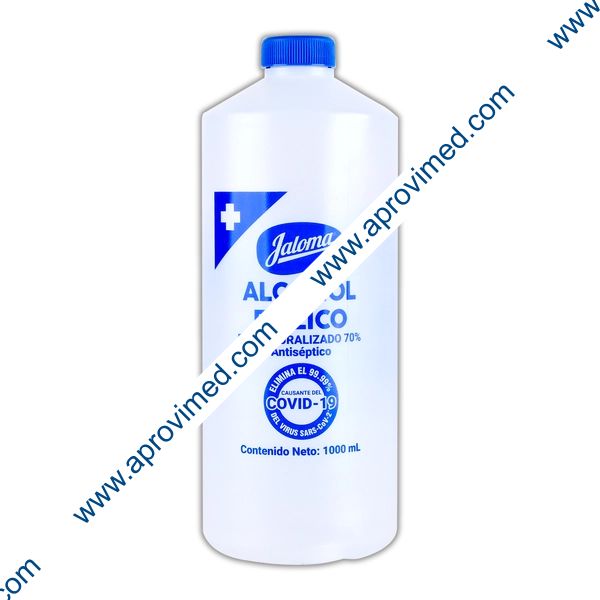 ALCOHOL ETÍLICO Desnaturalizado (Jaloma) 70% Fco.1000 ML.