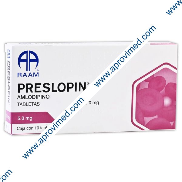PRESLOPIN c/10 TABS. 5 MG.