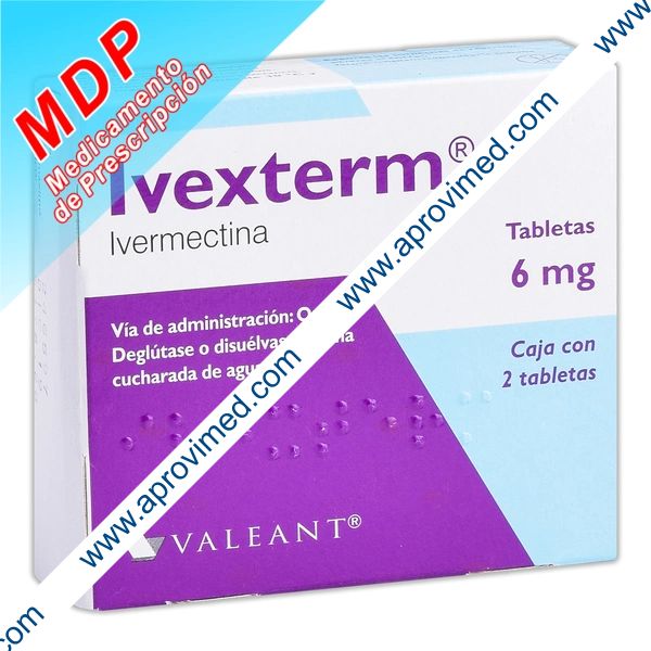 IVEXTERM c/2 TABS. 6 MG.