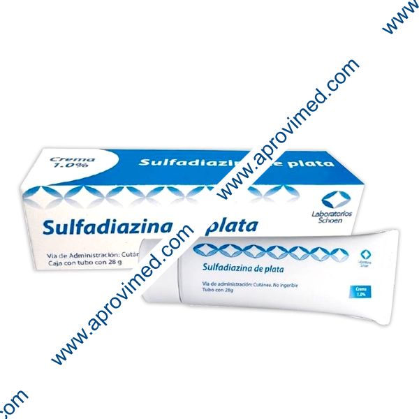 SULFADIAZINA DE PLATA (Schoen) CREMA 1% Tubo c/28 G.