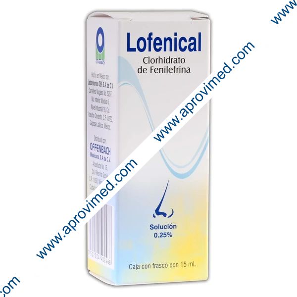 LOFENICAL Sol. Nasal 0.25% Fco. 15 ML.