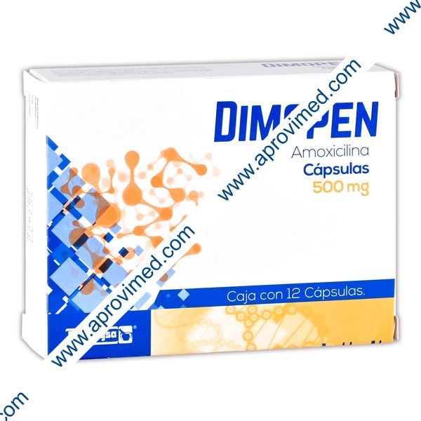 DIMOPEN c/12 CAPS. 500 MG.