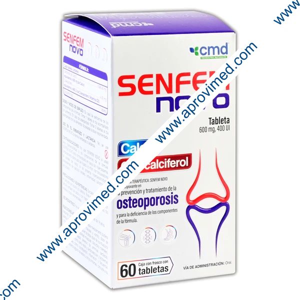 SENFEM-NOVO c/60 TABS. 600 MG/400 UI.