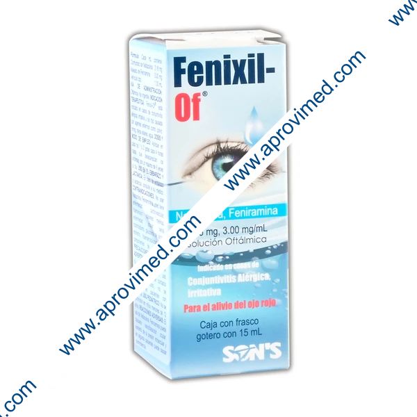 FENIXIL-OF SOL. Oftálmica Fco. Gotero 15 ML. 0.16-3.0 MG/1 ML.