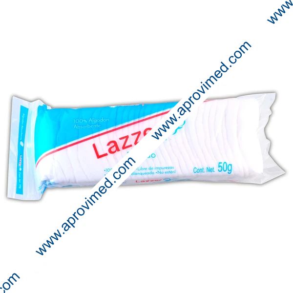 ALGODÓN ABSORBENTE PLISADO (Lazzer Care) Bolsa c/ 50 G.