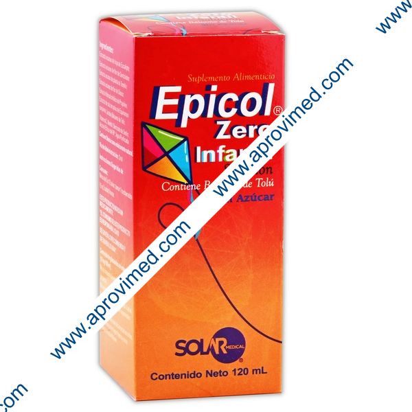 EPICOL Zero INFANTIL SOLUCIÓN Sin Azúcar Fco. 120 ML.