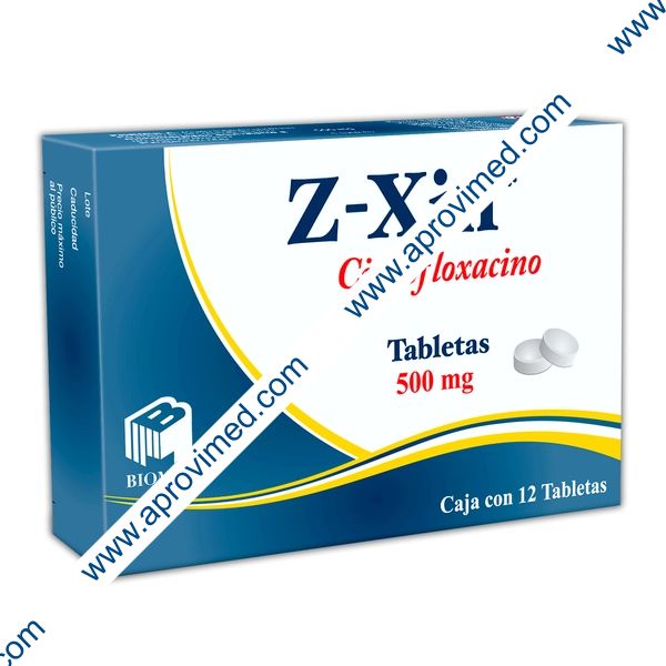 Z-XIN c/12 TABS. 500 MG.