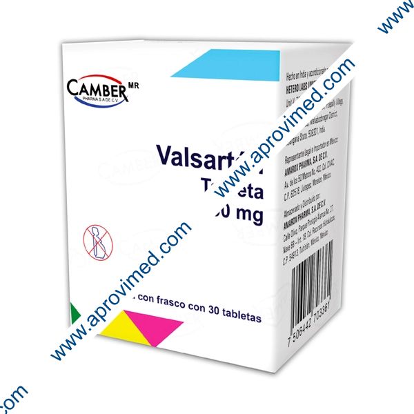 VALSARTÁN (Camber) c/30 TABS. 80 MG.