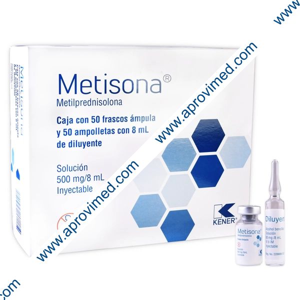 METISONA Sol. Iny. Caja c/50 FCO. AMP. 500 MG/8 ML.
