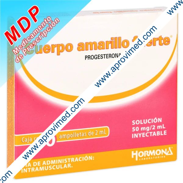 CUERPO AMARILLO FUERTE Sol. Iny. c/6 AMPTAS. 50 MG/2 ML.