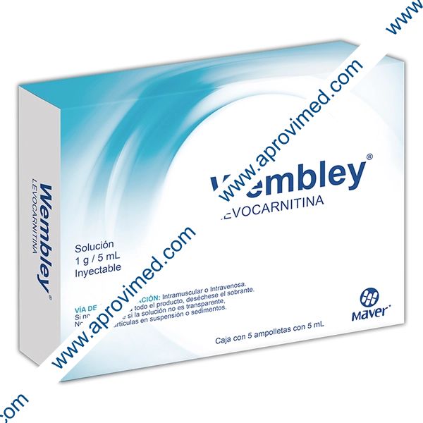WEMBLEY Sol. Iny. c/5 AMPTAS. 1 G/5 ML.