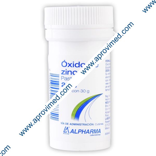ÓXIDO DE ZINC (Alpharma) PASTA 25% Tarro c/30 G.