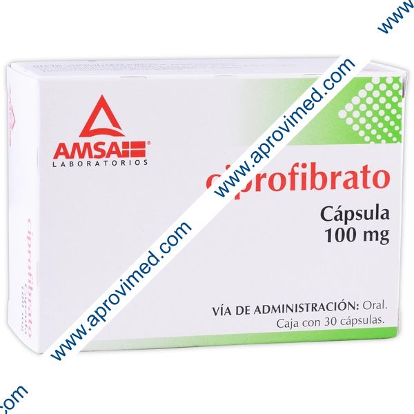 CIPROFIBRATO (Amsa) c/30 CAPS. 100 MG.